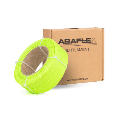 PETG+ filament ABAFLEX neon green, 1.75 ± 0.019 mm, 750g, REFILL 60mm