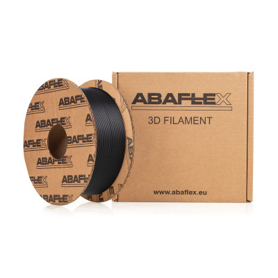 PLA filament ABAFLEX černý, 1.75 ± 0.019 mm, 1000g, cívka 84mm