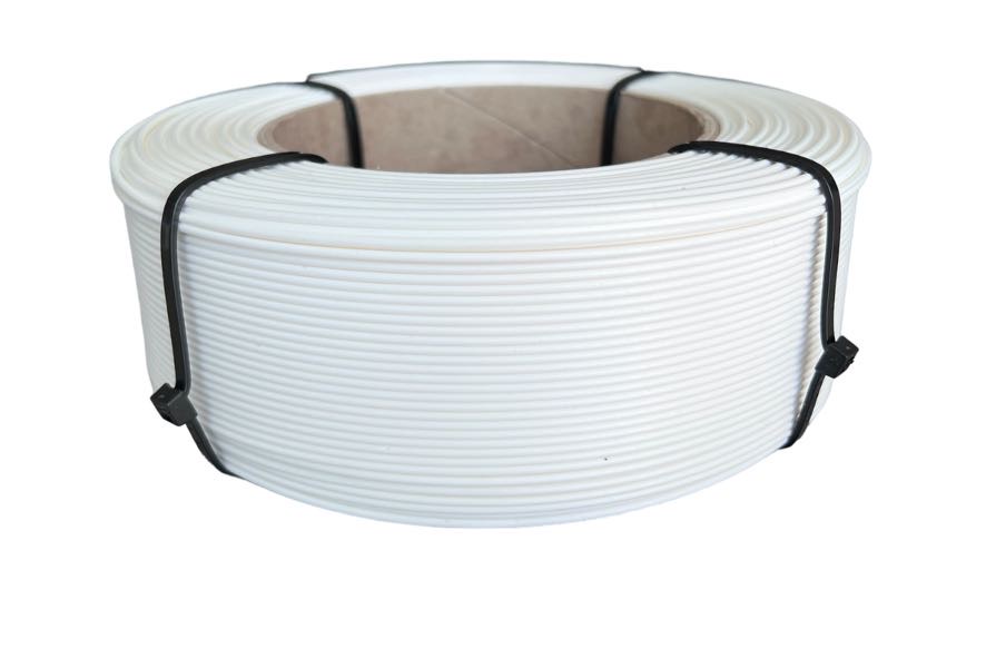 PLA filament ABAFLEX bílý, 1.75 ± 0.019 mm, 750g, REFILL 60mm