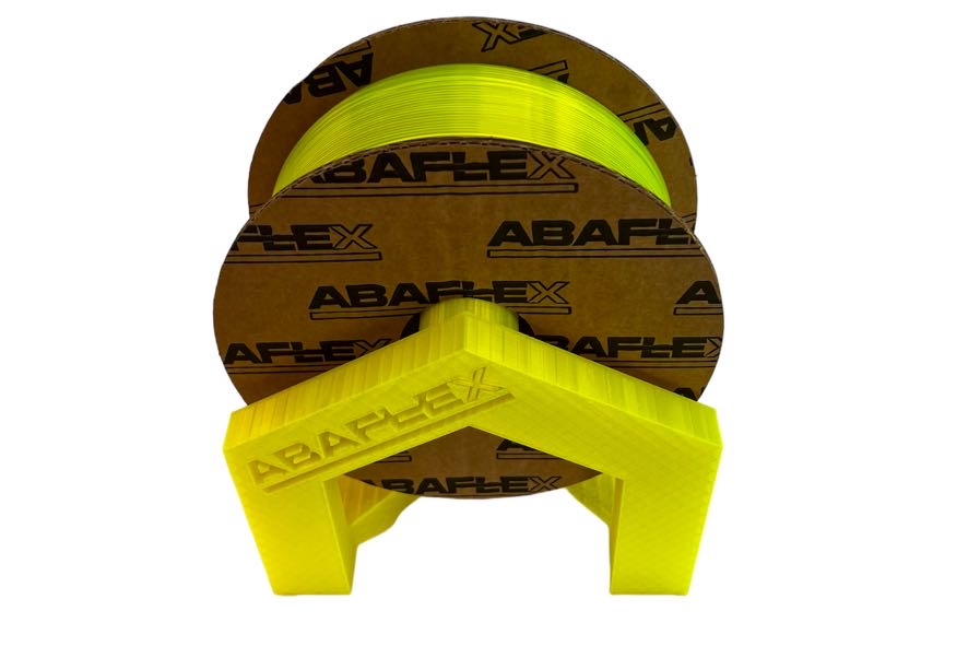 PETG+ filament ABAFLEX signal yellow transparent, 1000g, cívka 84mm