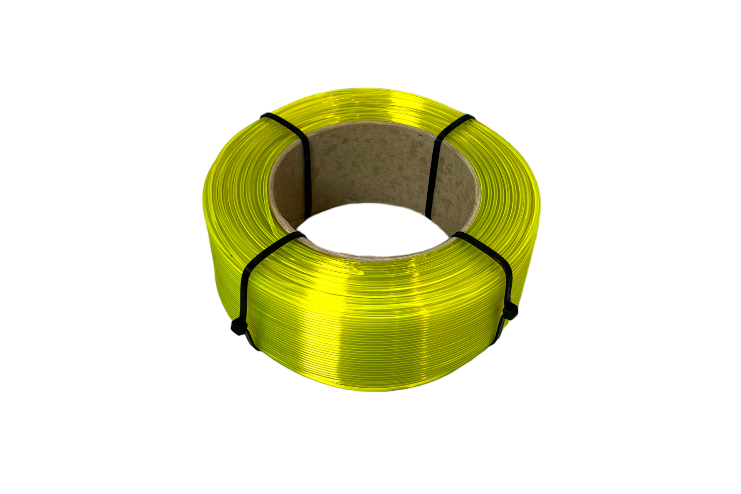 PETG+ filament ABAFLEX signal yellow transparent, 750g, REFILL 60mm