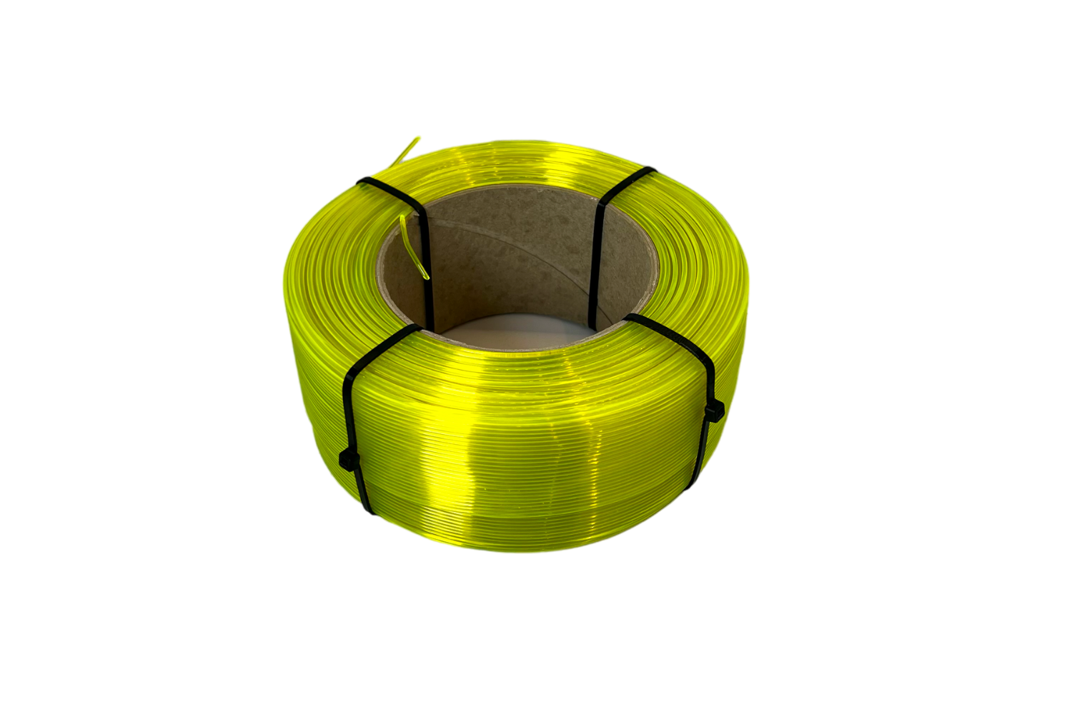 PETG+ filament ABAFLEX signal yellow transparent, 1000g, REFILL 70mm