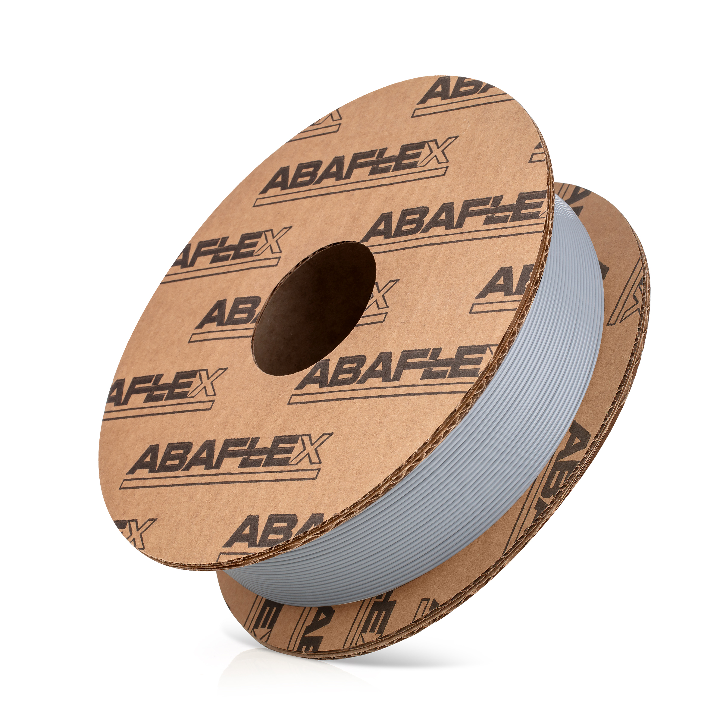 PETG+ filament ABAFLEX šedý, 1.75 ± 0.019 mm, 750g, spool 64mm