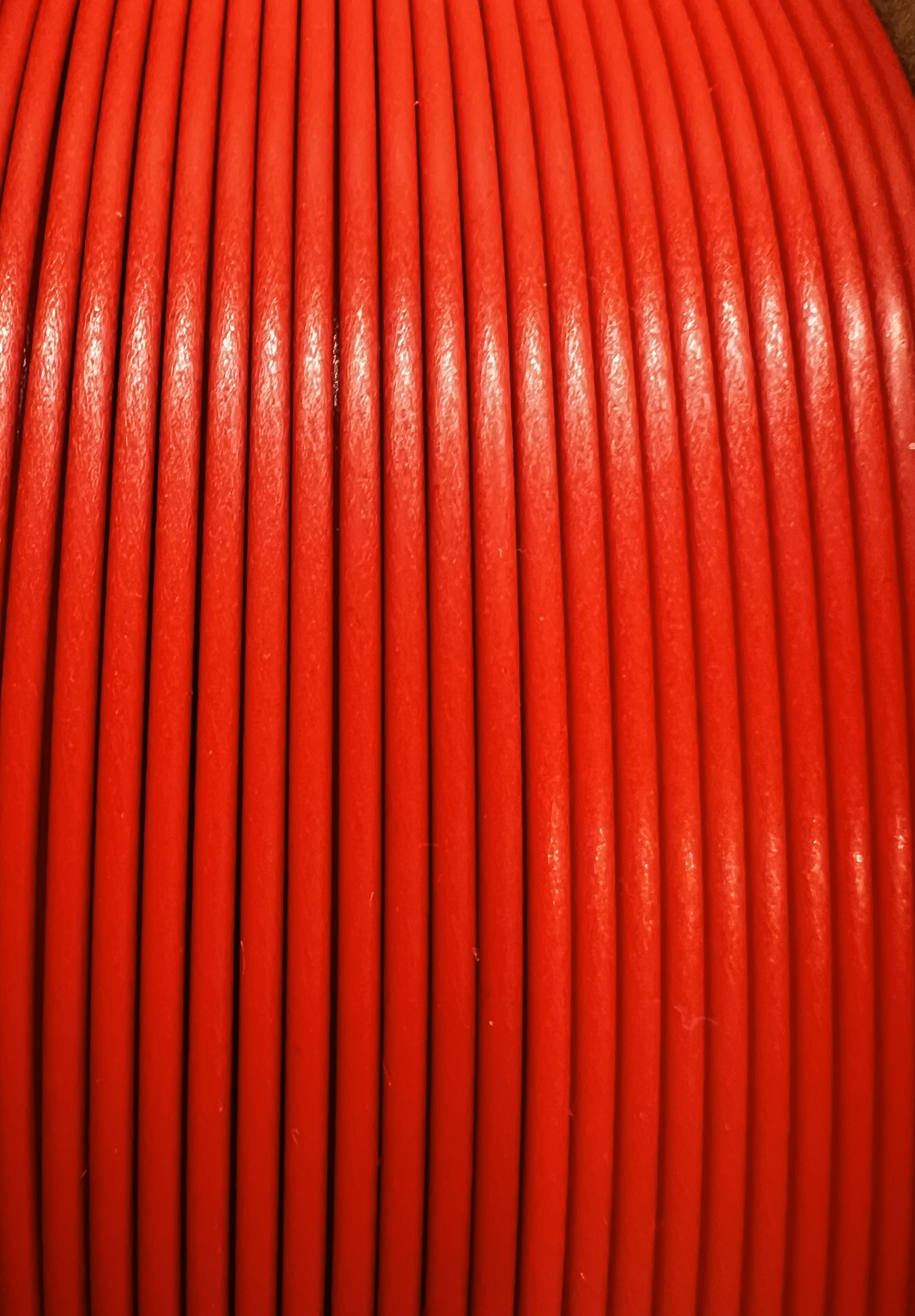 PLA filament ABAFLEX red, 1.75 ± 0.019 mm, 750g, REFILL 60mm