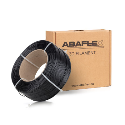 PETG+ filament ABAFLEX černý, 1.75 ± 0.019 mm, 1000g, REFILL 70mm