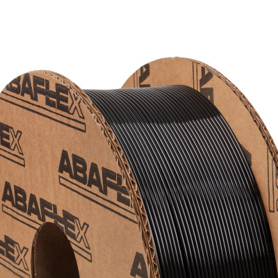 PETG+ filament ABAFLEX černý, 1.75 ± 0.019 mm, 1000g, cívka 84mm