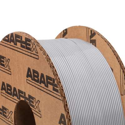 PETG+ filament ABAFLEX šedý, 1.75 ± 0.019 mm, 1000g, cívka 84mm